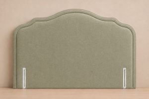 gently arched classic headboard