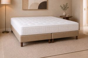 extra large bed base on legs