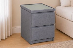 any fabric bedside table