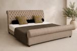 chesterfield roll top extra large bed