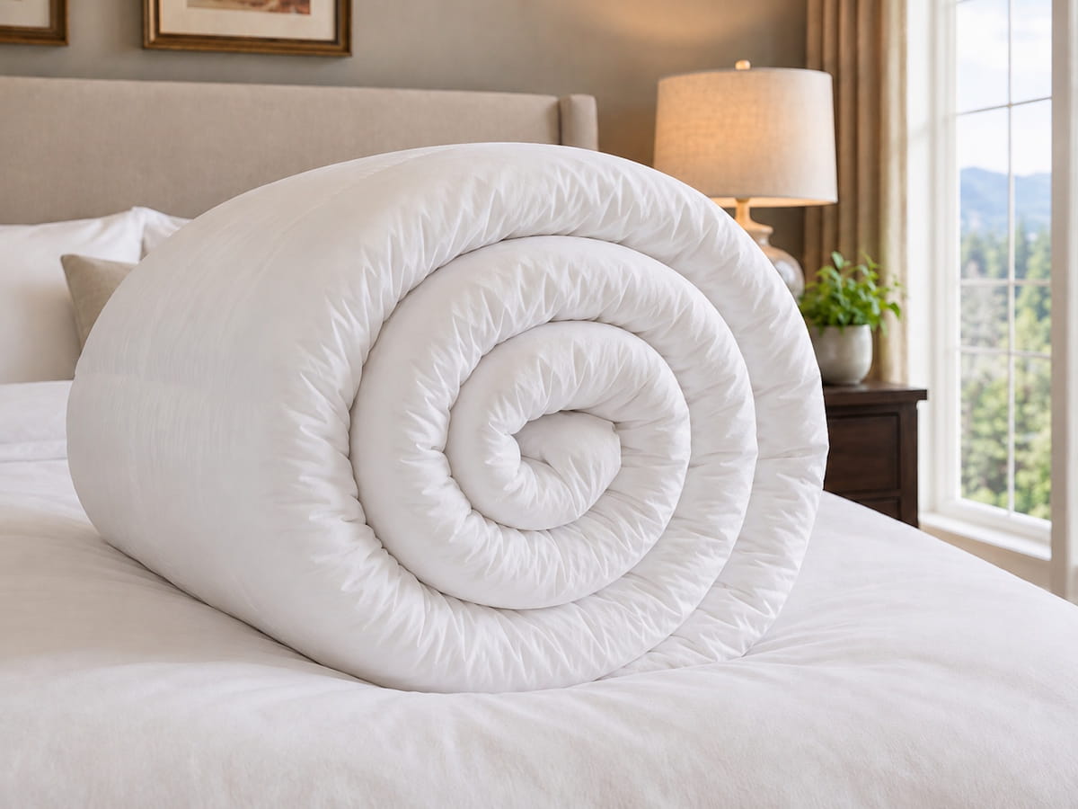 Alaskan King duvet and bedding